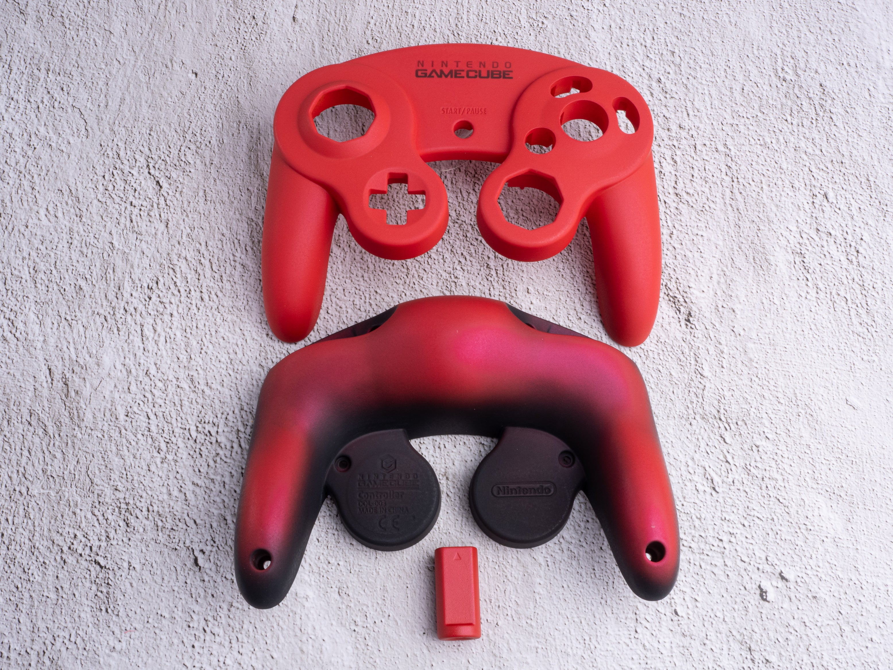 Red and Black - Custom Painted GameCube Controller