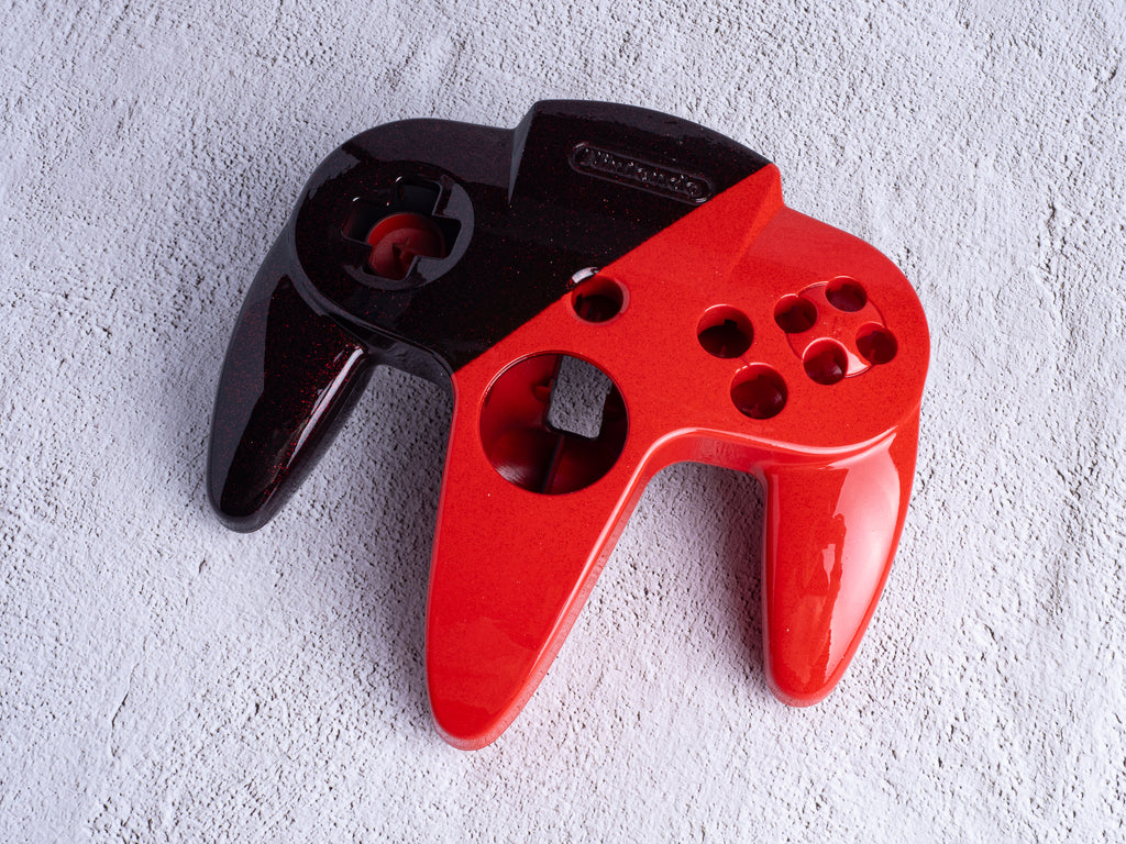 Racing Red - Custom Painted Nintendo 64 Controller Shells