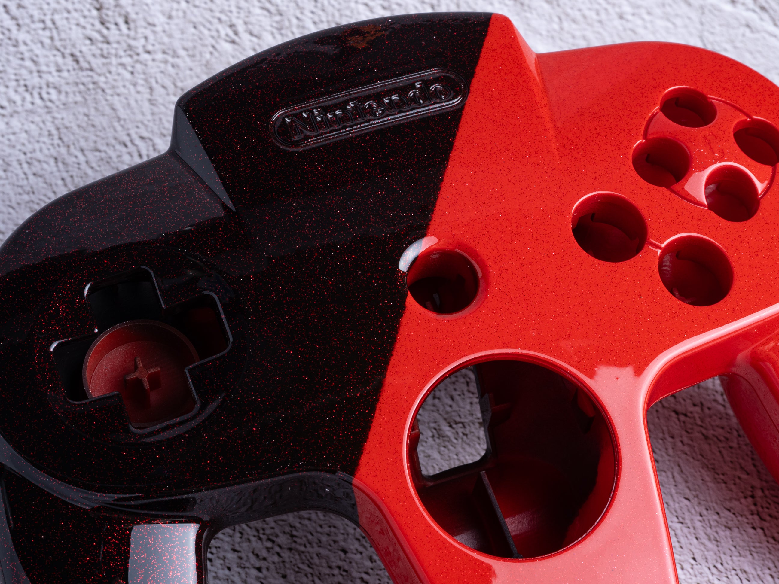 Racing Red - Custom Painted Nintendo 64 Controller Shells
