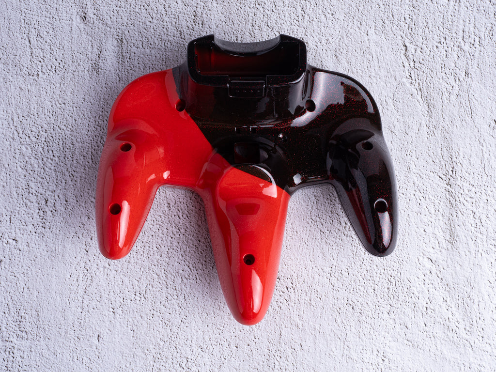 Racing Red - Custom Painted Nintendo 64 Controller Shells