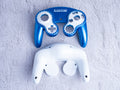 Blue & White - Custom Painted GameCube Controller Shells