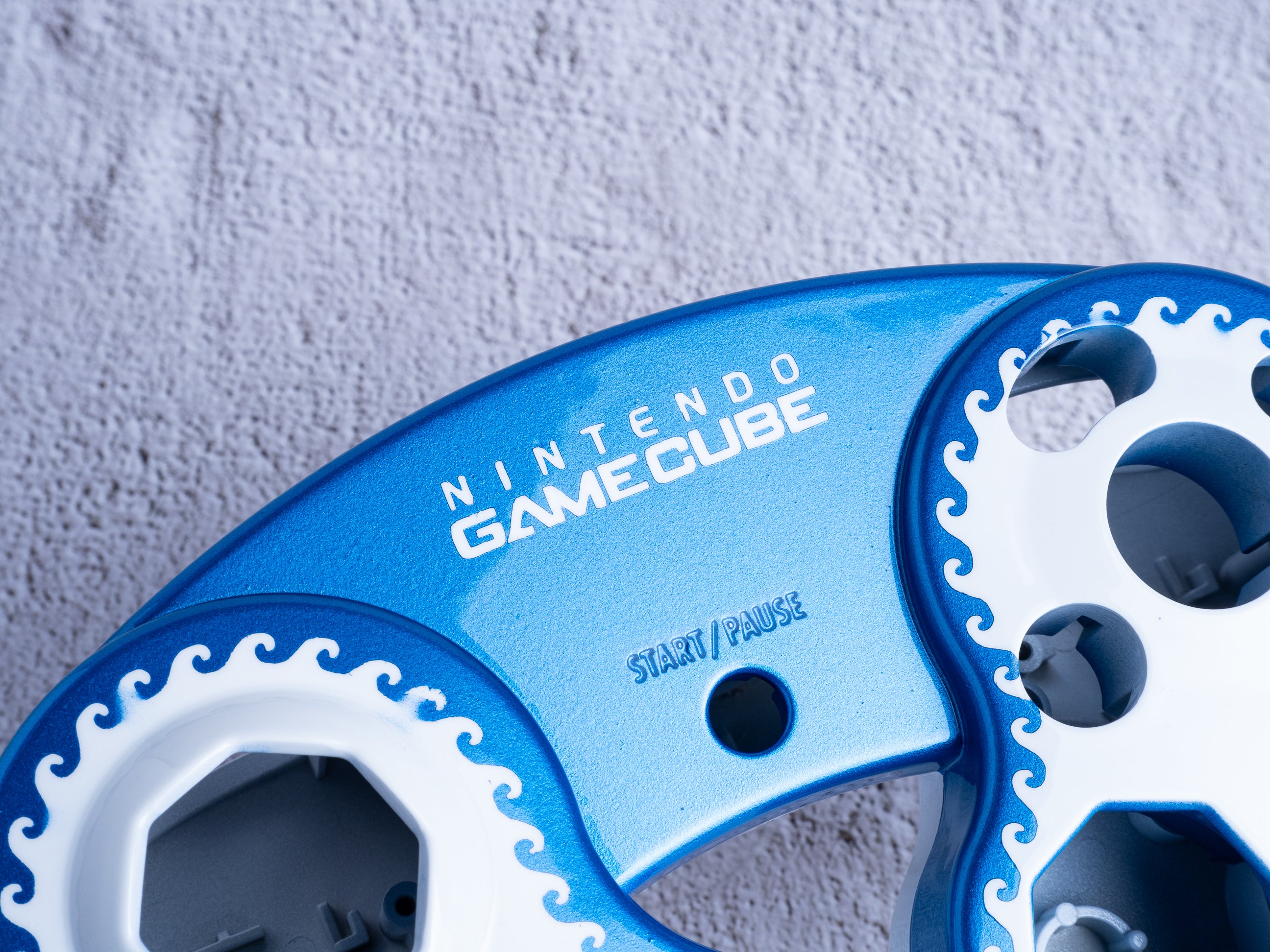 Blue & White - Custom Painted GameCube Controller Shells