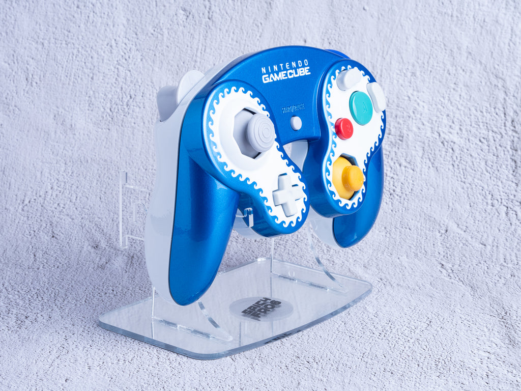 Blue & White - Custom Painted GameCube Controller Shells