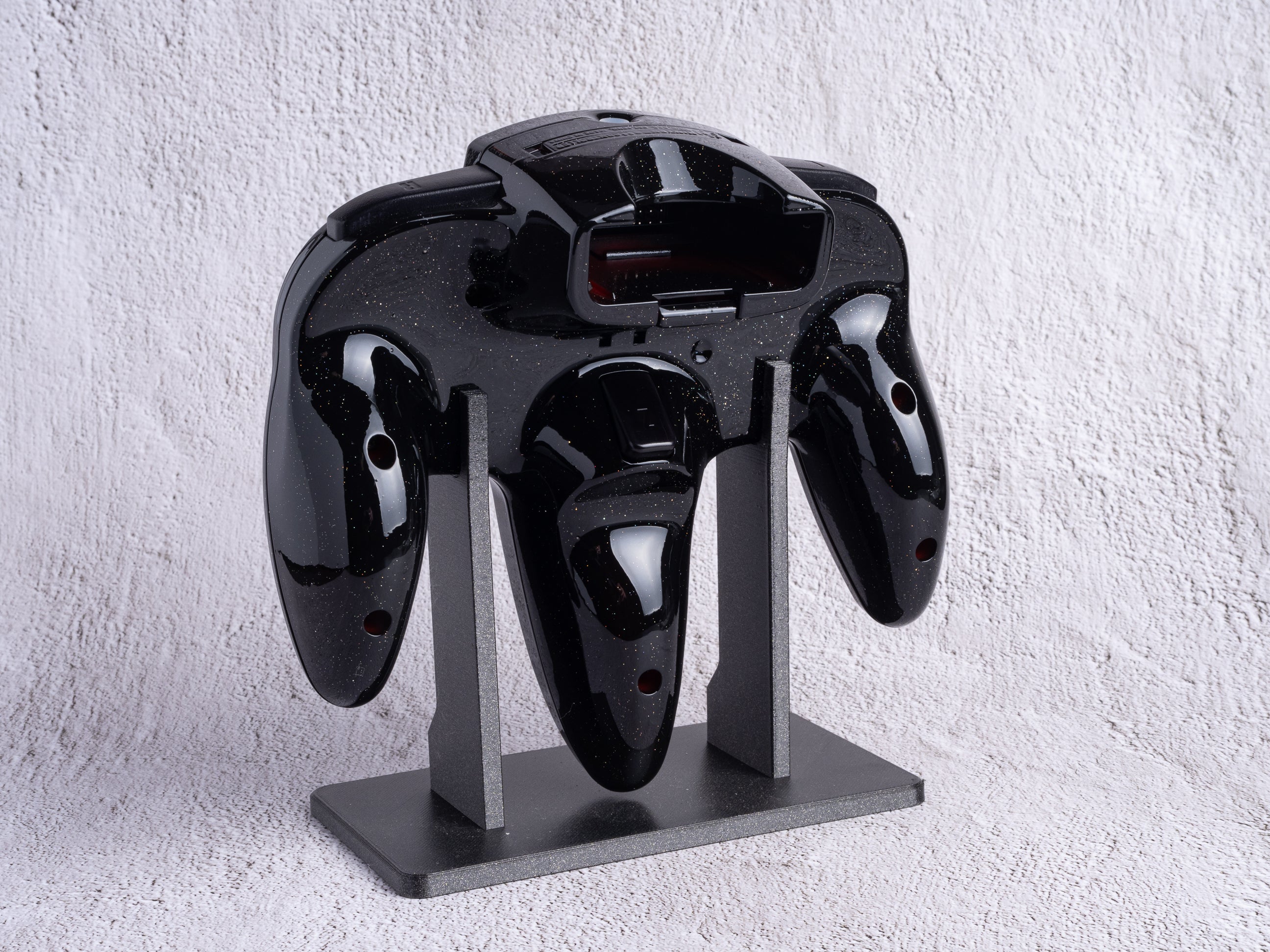 Galaxy Black - Custom Painted Nintendo 64 Controller (Wireless 8BitDo Modkit installed)