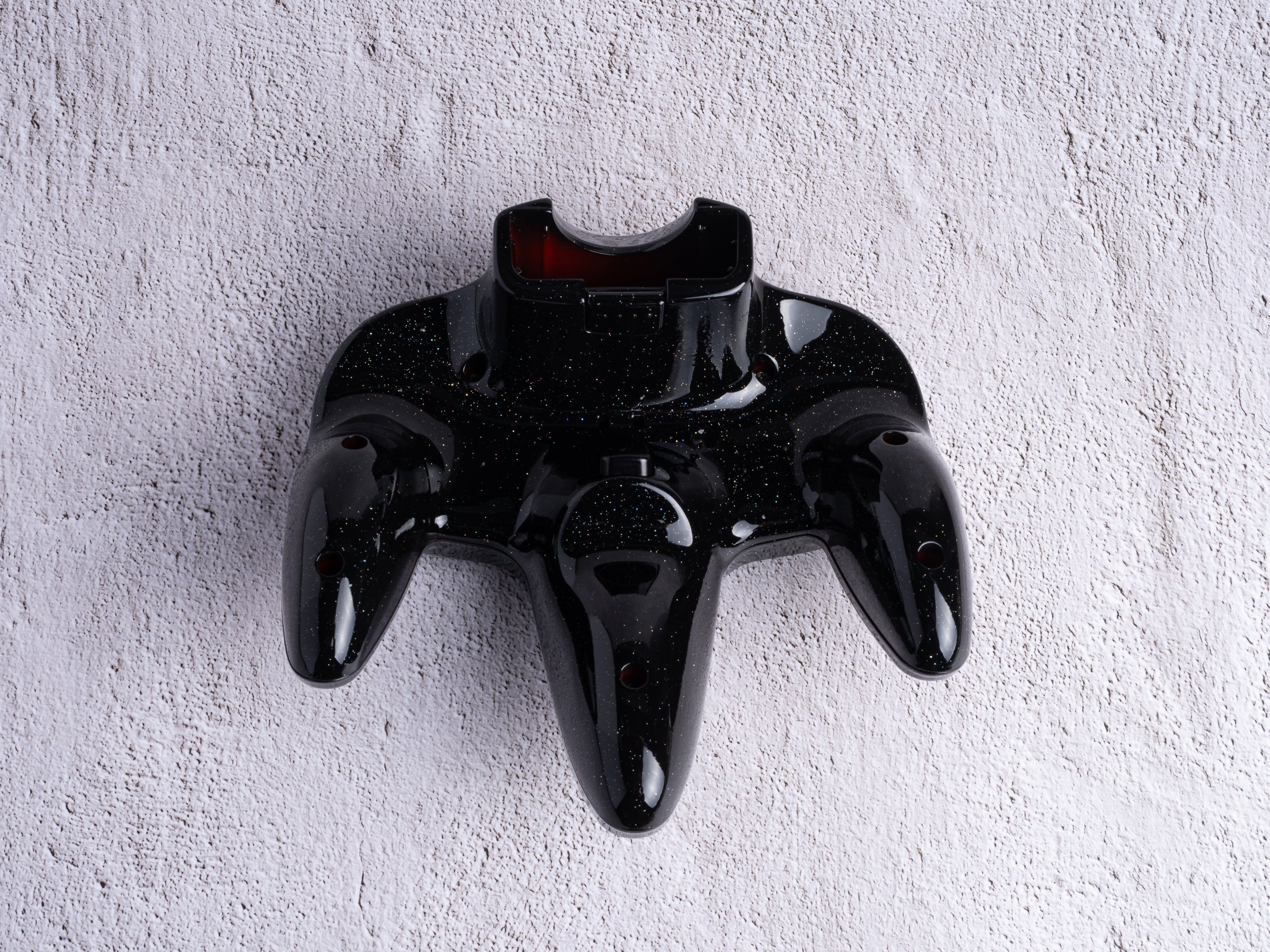 Galaxy Black - Custom Painted Nintendo 64 Controller (Wireless 8BitDo Modkit installed)