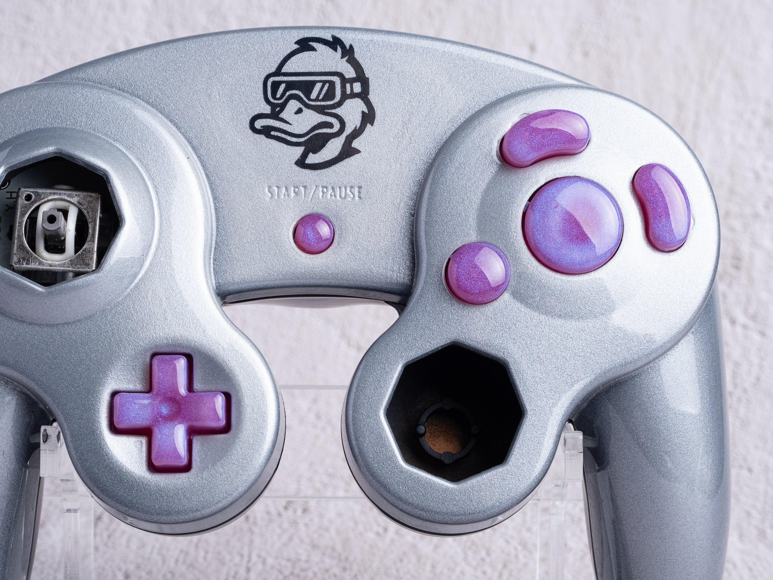 Handmade resin buttons for GameCube controllers (1-part)