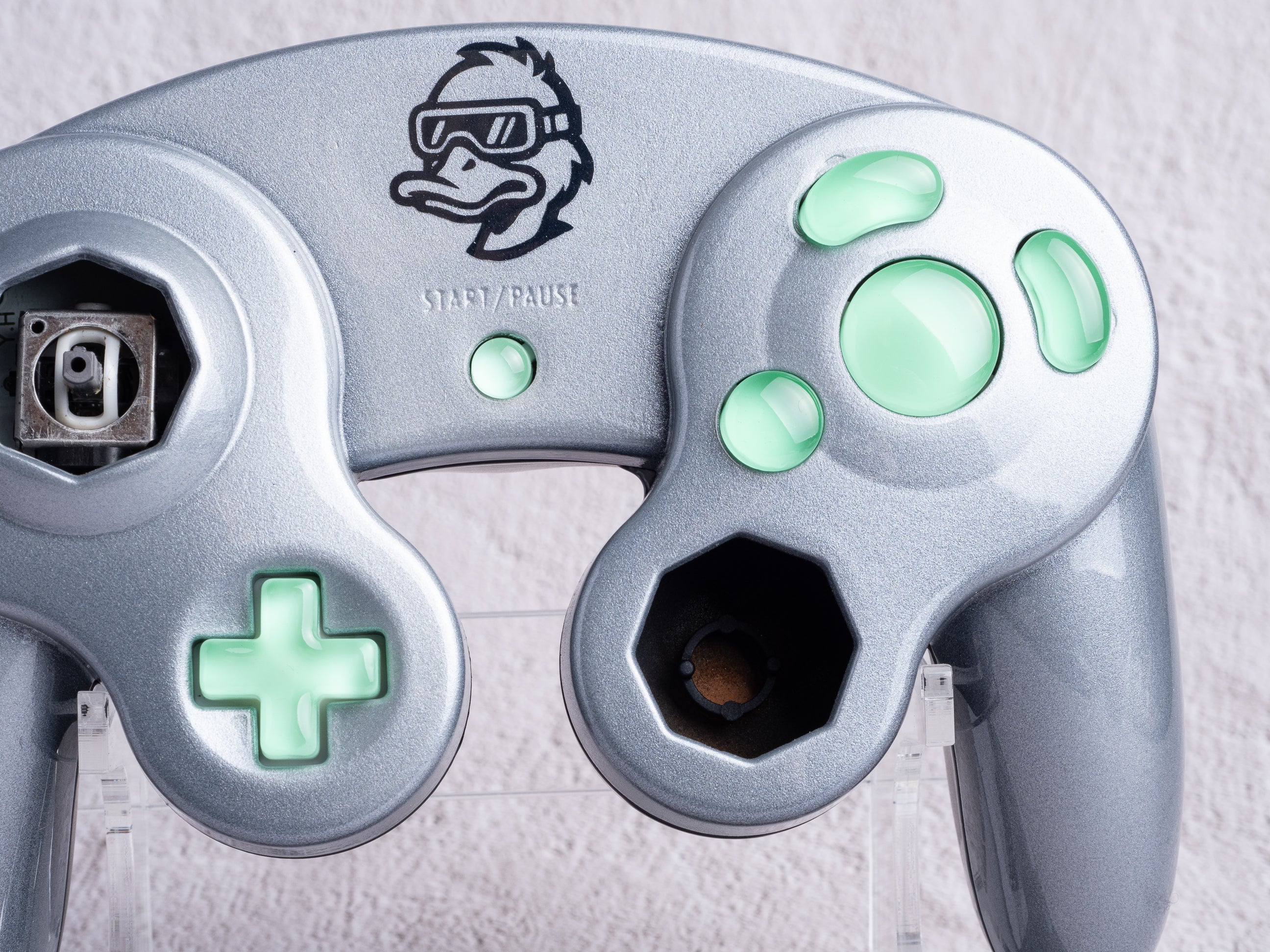 Handmade resin buttons for GameCube controllers (1-part)