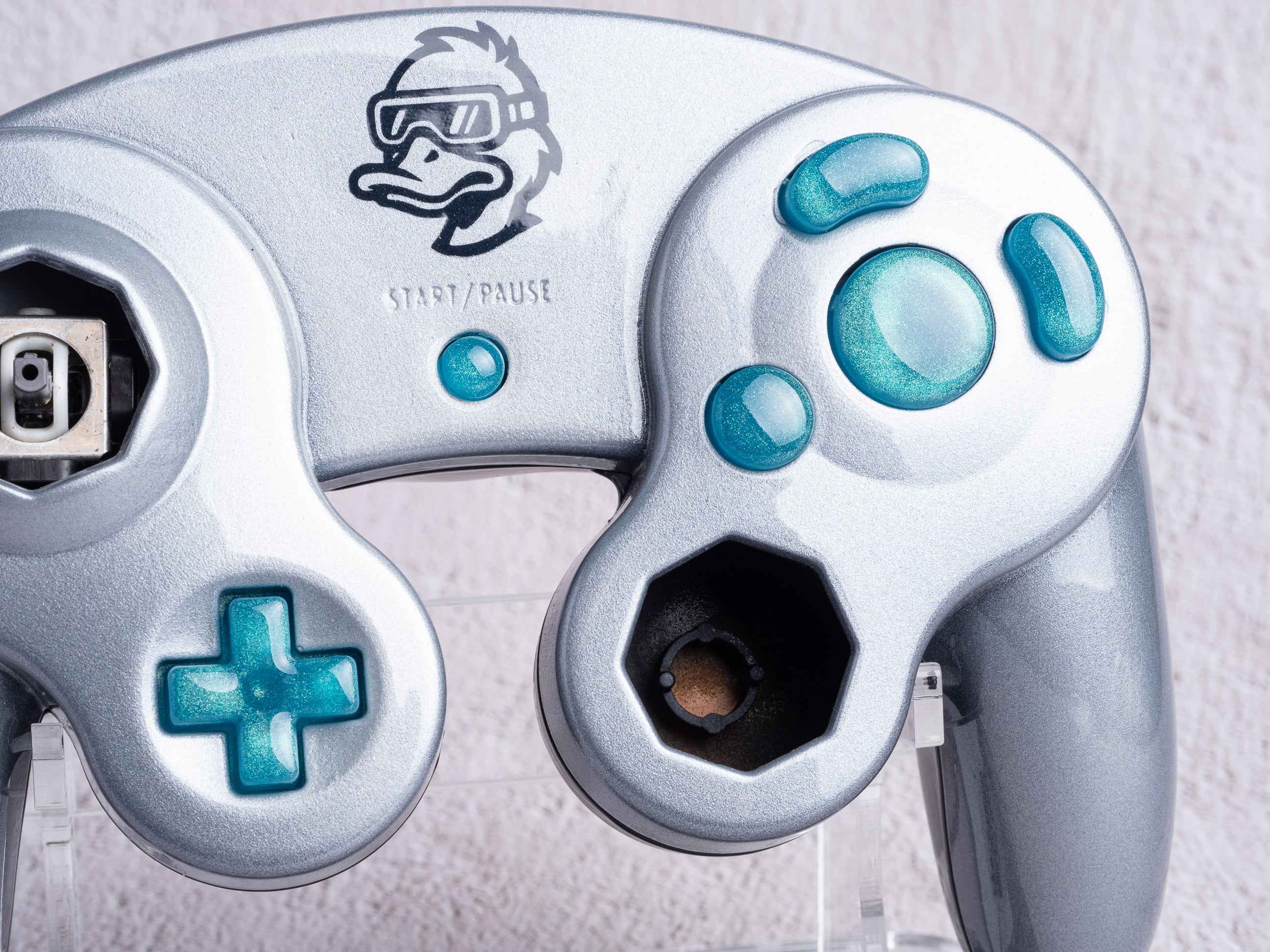 Handmade resin buttons for GameCube controllers (1-part)