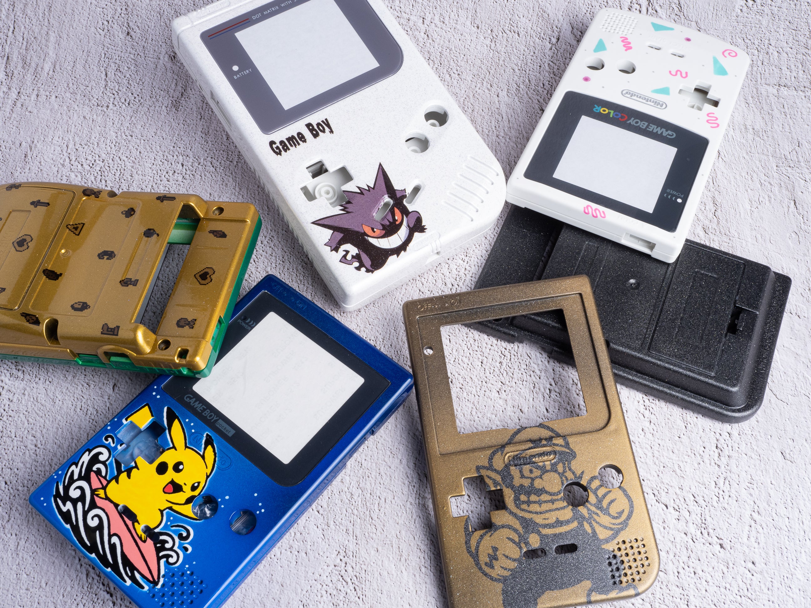 GameBoy Shells / Custom Painted / DMG, Pocket, Color, GBA