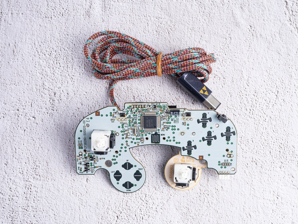 Triforce - Custom Painted GameCube Controller - T3 - New in Box