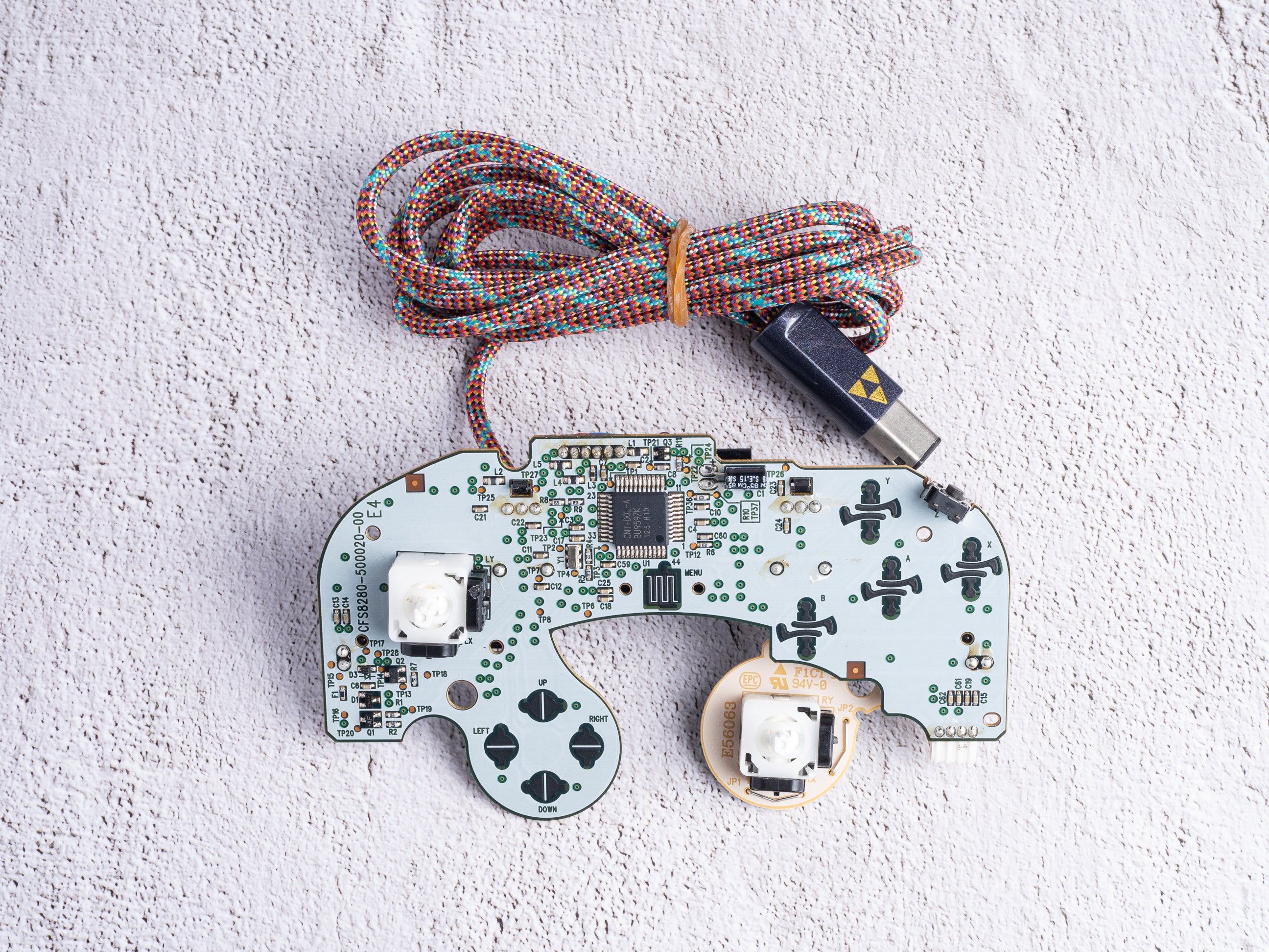 Triforce - Custom Painted GameCube Controller - T3 - New in Box