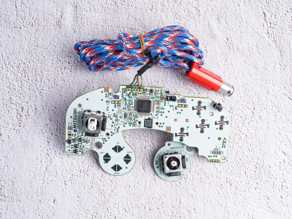 Super Mario / Speedrun - Custom Painted GameCube Controller