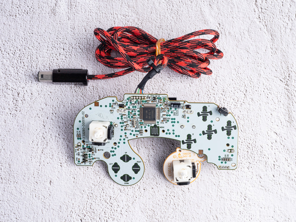 Racing Red - Custom Painted GameCube Controller - T3 Board