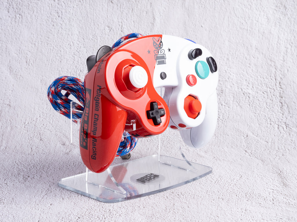 Super Mario / Speedrun - Custom Painted GameCube Controller