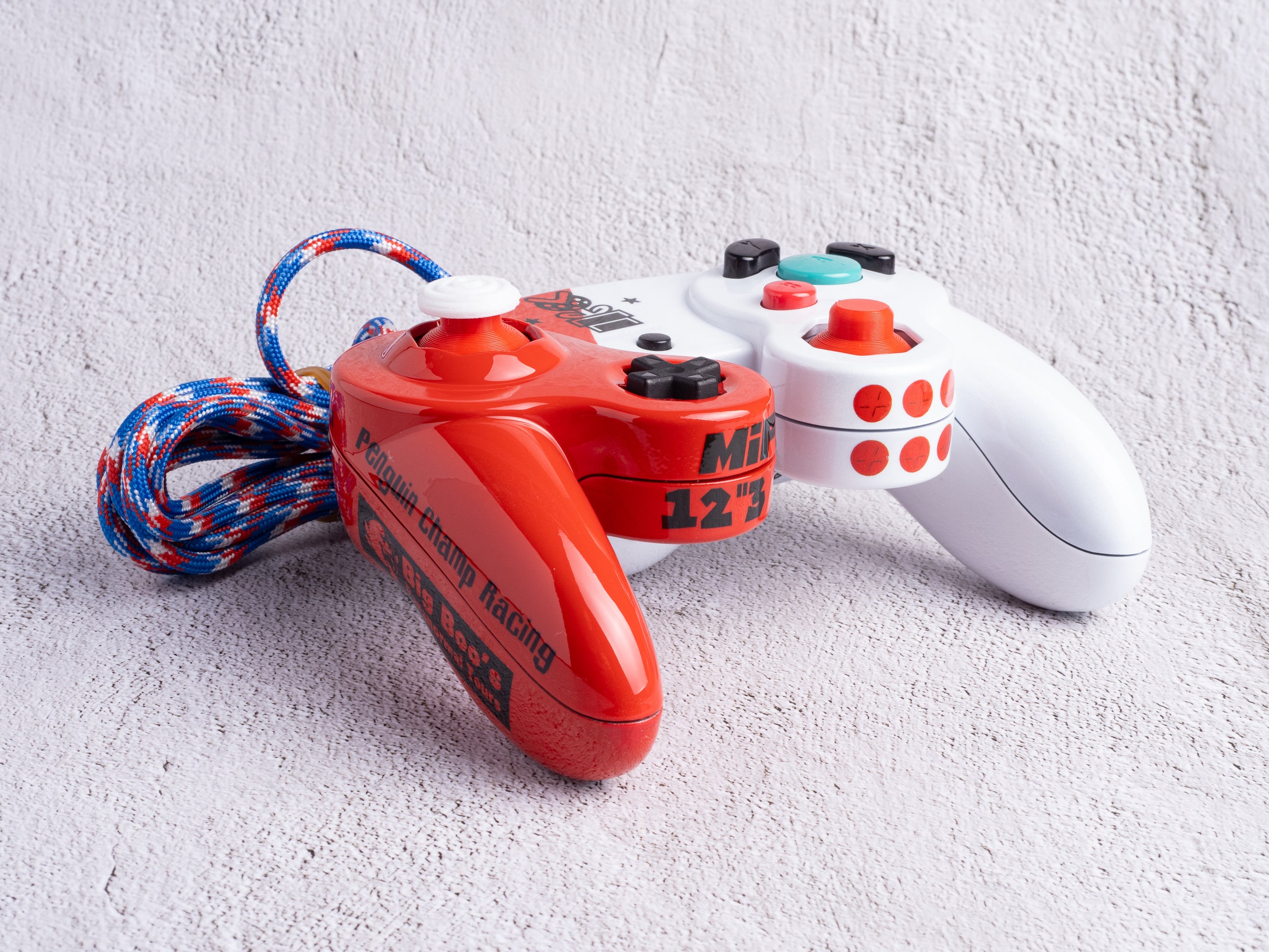 Super Mario / Speedrun - Custom Painted GameCube Controller