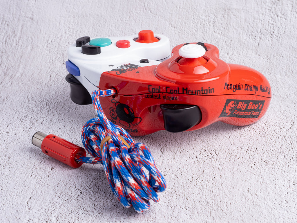 Super Mario / Speedrun - Custom Painted GameCube Controller