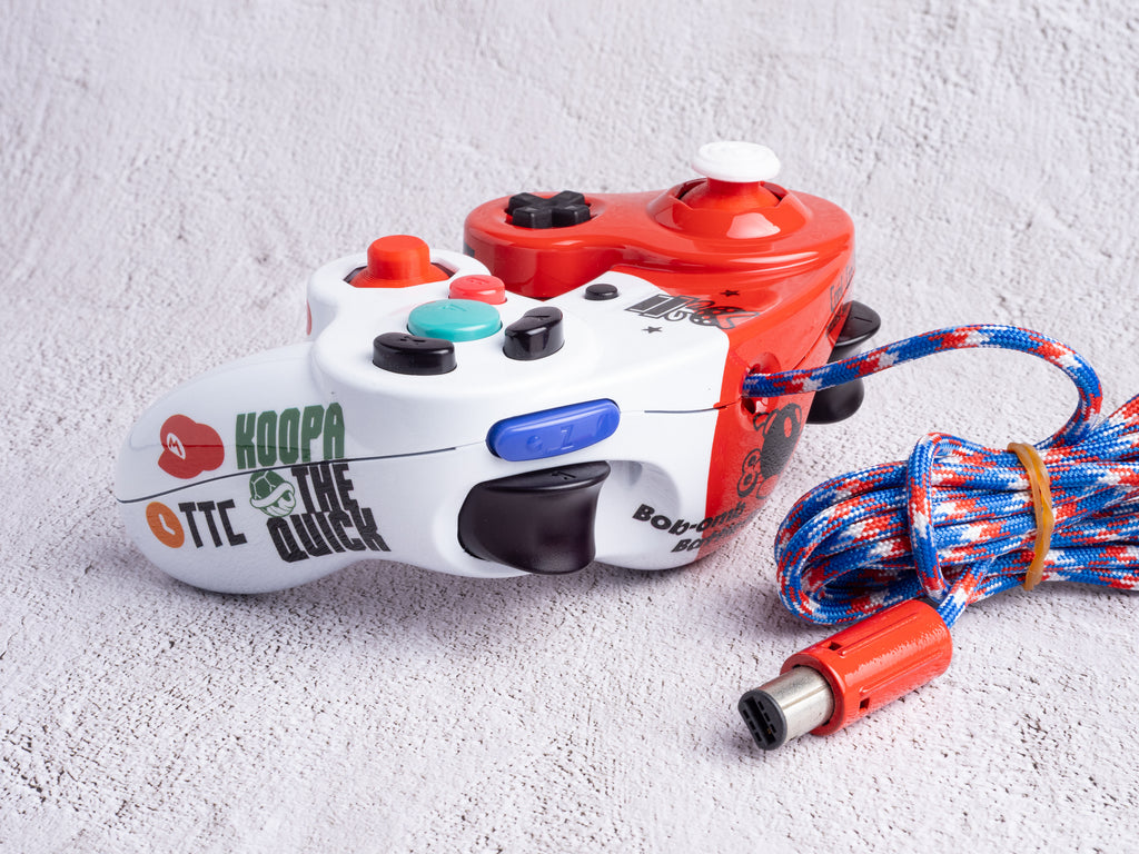 Super Mario / Speedrun - Custom Painted GameCube Controller