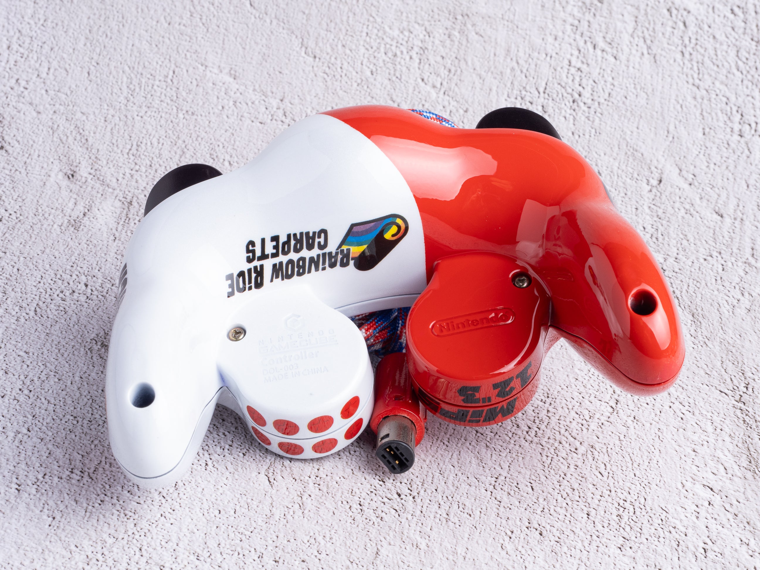 Super Mario / Speedrun - Custom Painted GameCube Controller