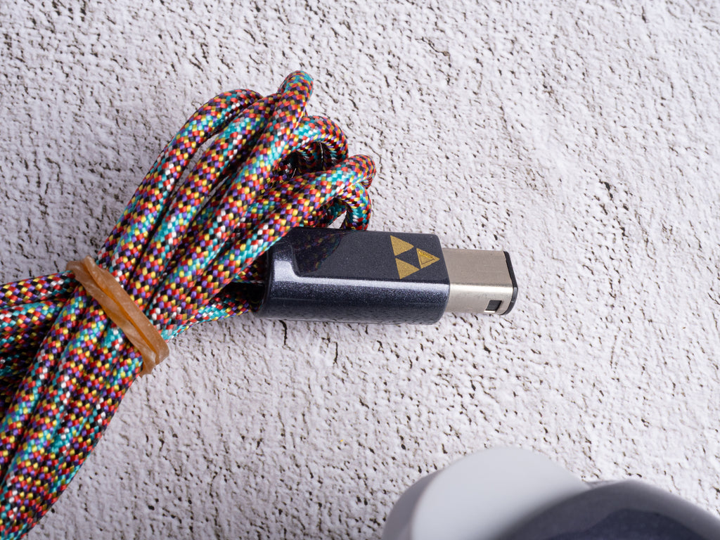 Triforce - Custom Painted GameCube Controller - T3 - New in Box