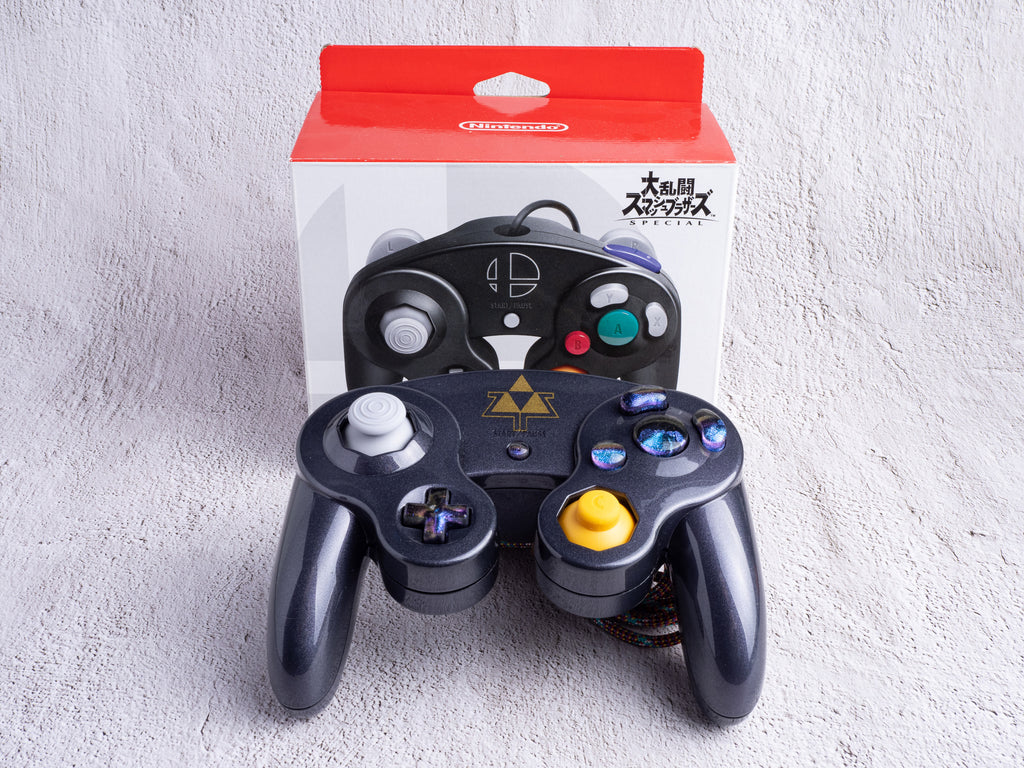 Triforce - Custom Painted GameCube Controller - T3 - New in Box