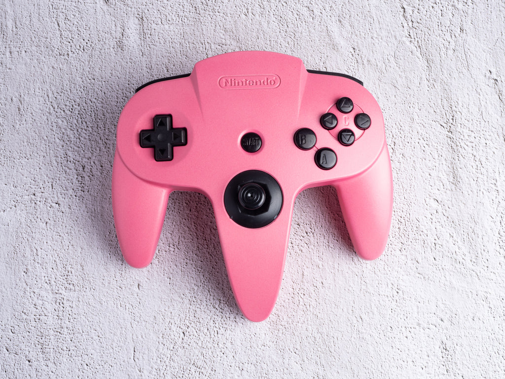 Pink Satin - Custom Painted Nintendo 64 Controller Shells