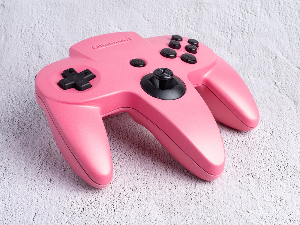 Pink Satin - Custom Painted Nintendo 64 Controller Shells