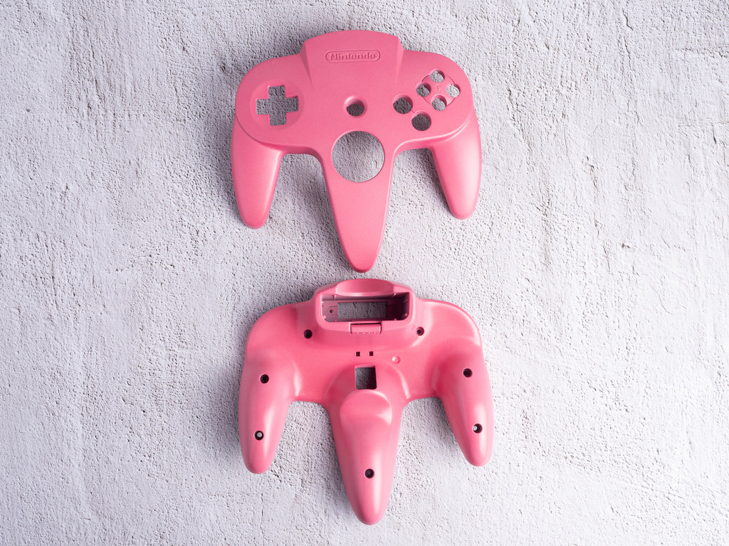 Pink Satin - Custom Painted Nintendo 64 Controller Shells