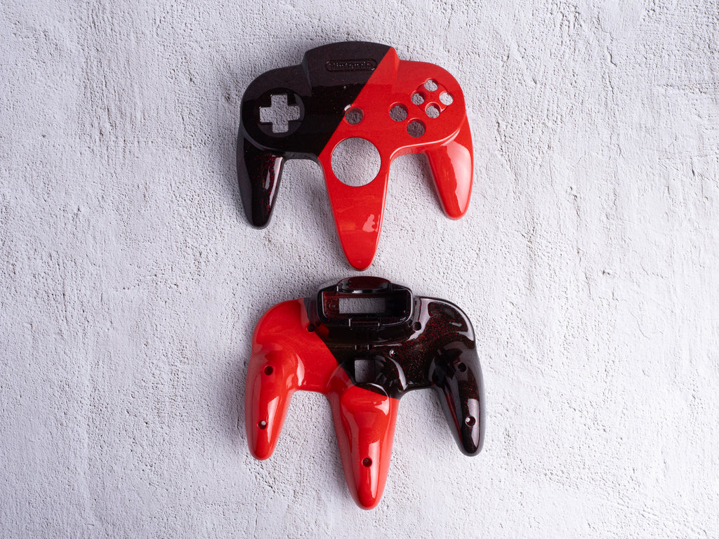 Racing Red - Custom Painted Nintendo 64 Controller Shells