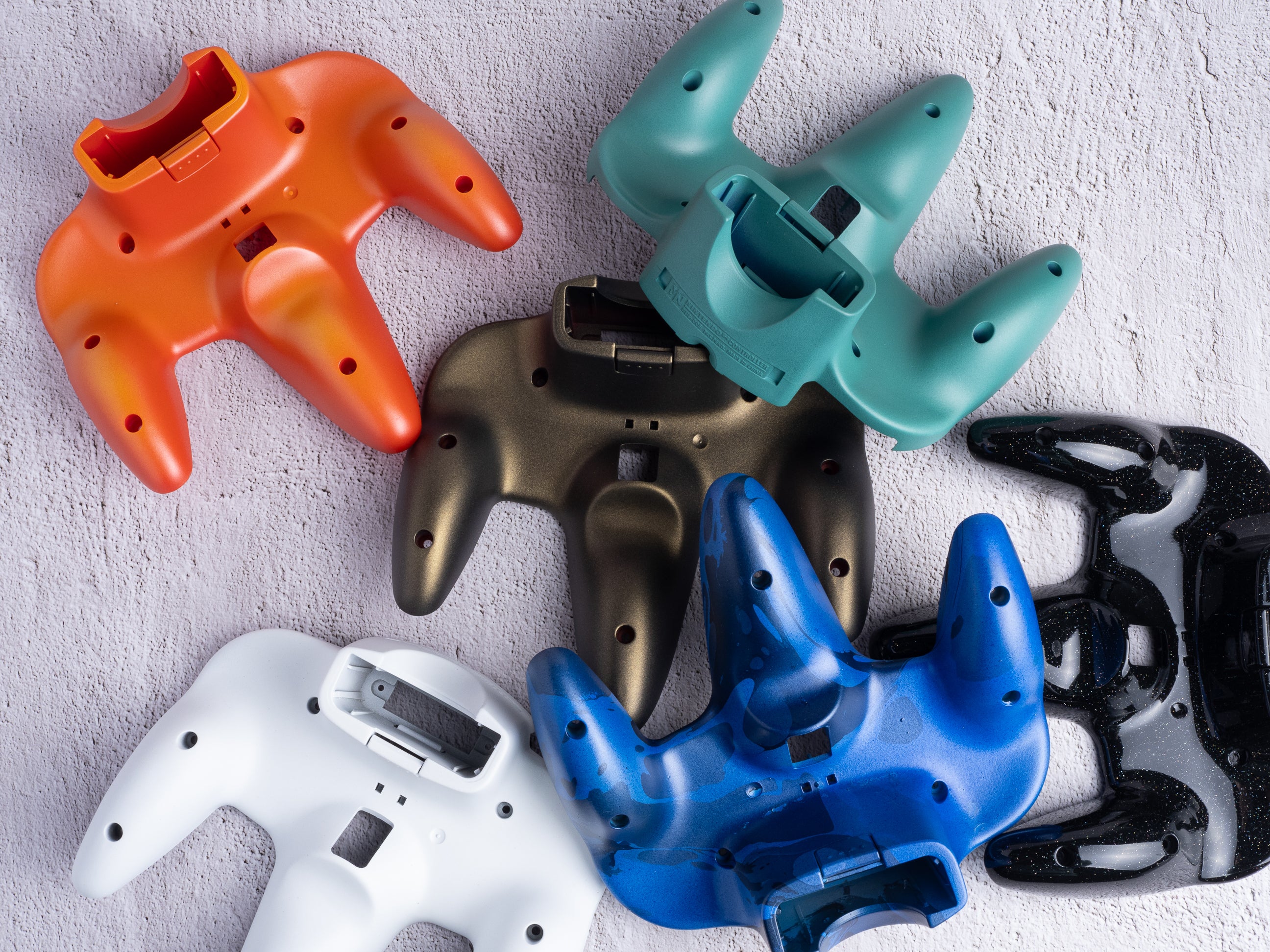 N64 Bottom Shells - Custom Painted Bottom Shells for Nintendo 64 Official Controllers