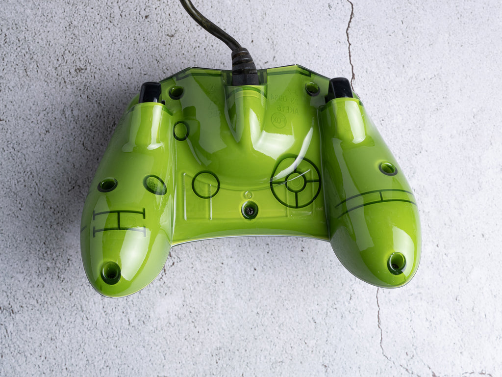 Custom Xbox OG / Classic Controller - Skeleton Green