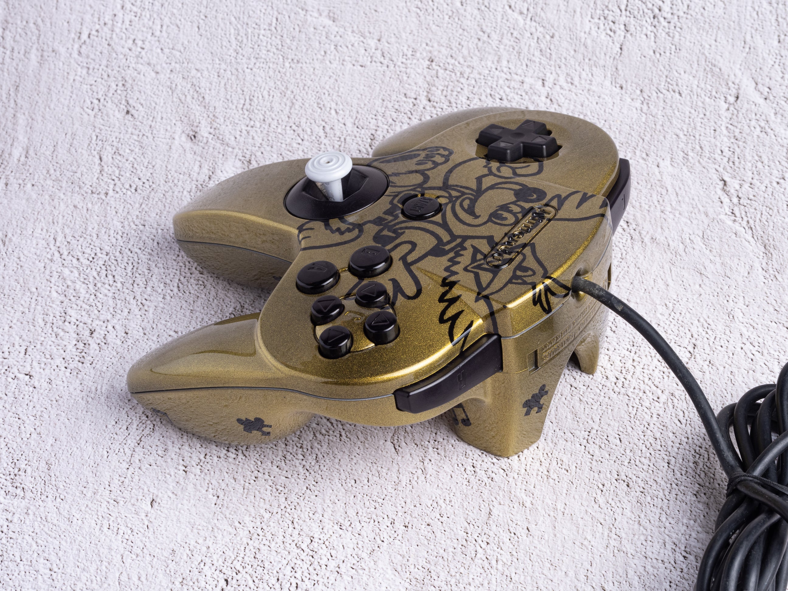 Banjo-Kazooie Gold - Custom Painted Nintendo 64 Controller (OEM)