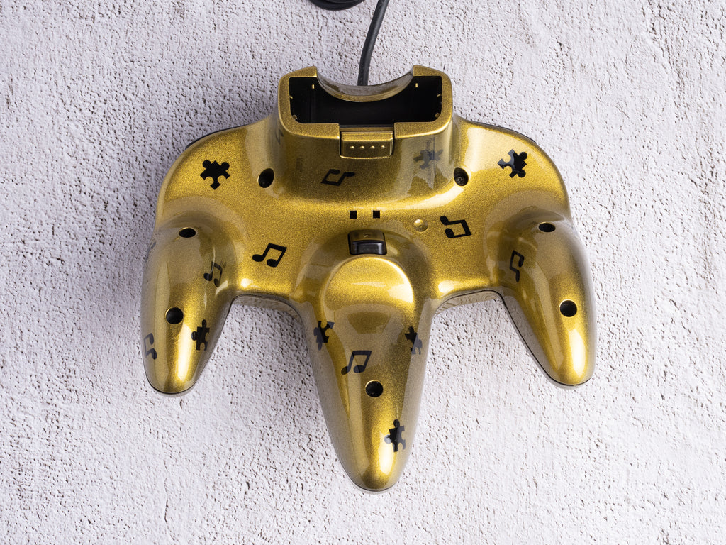 Banjo-Kazooie Gold - Custom Painted Nintendo 64 Controller (OEM)