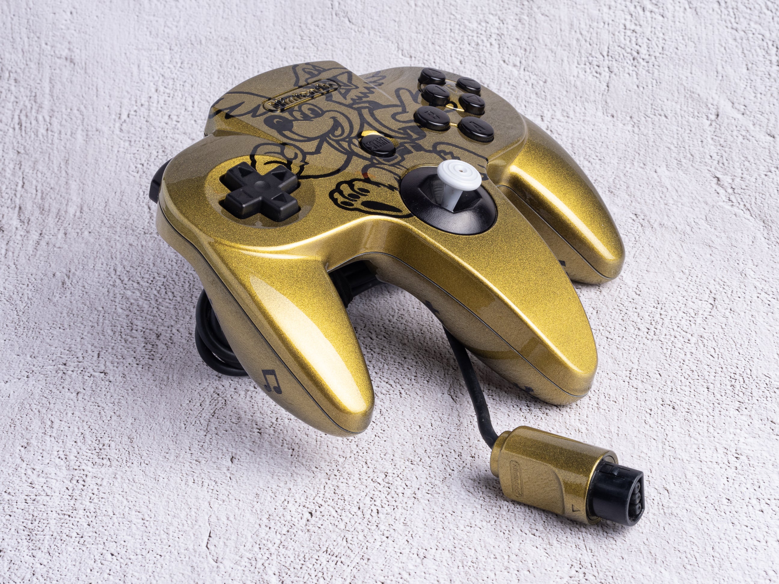 Banjo-Kazooie Gold - Custom Painted Nintendo 64 Controller (OEM)