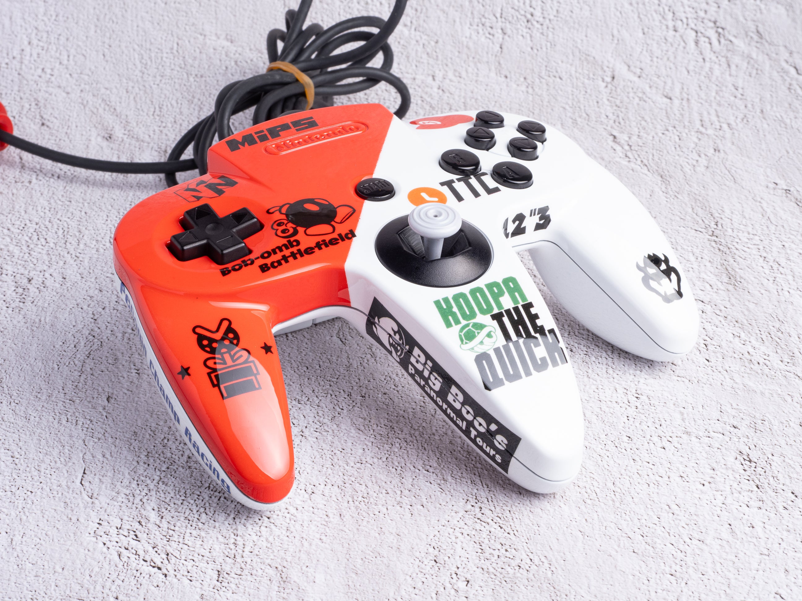 Super Mario 64 - Custom Painted Nintendo 64 Controller (OEM)