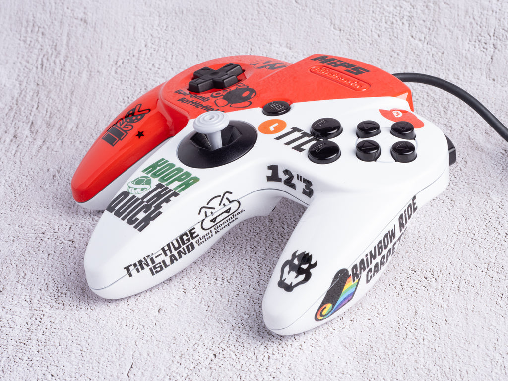 Super Mario 64 - Custom Painted Nintendo 64 Controller (OEM)