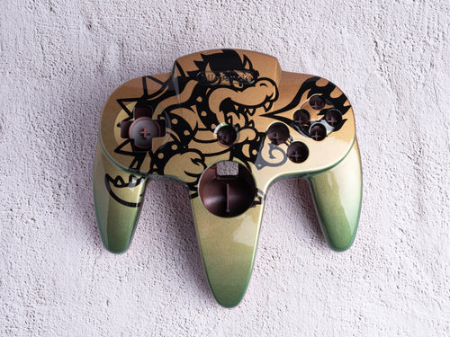 Bowser - Custom Painted Nintendo 64 Controller Shells