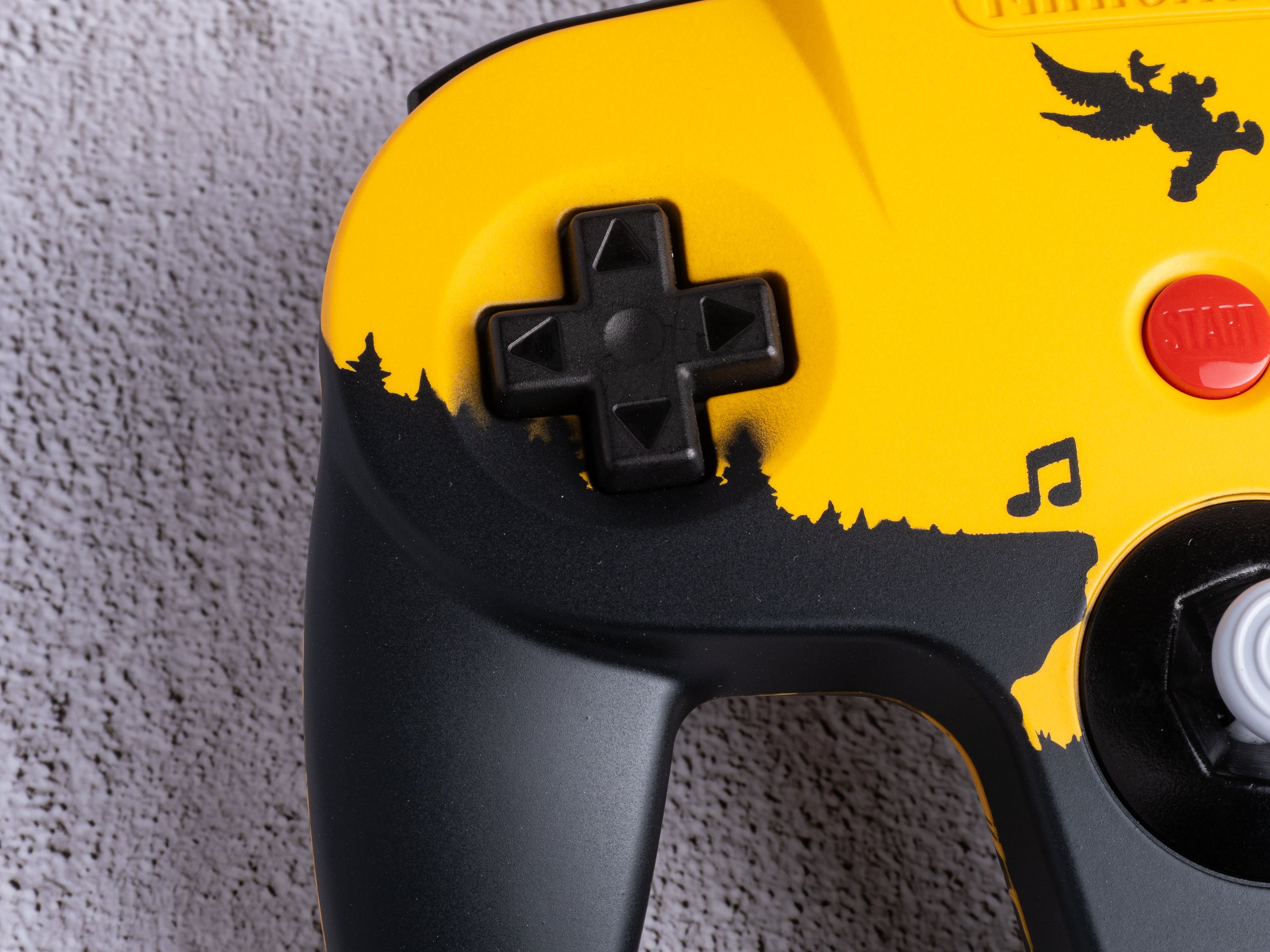 Banjo-Kazooie - Custom Painted Nintendo 64 Controller (OEM)
