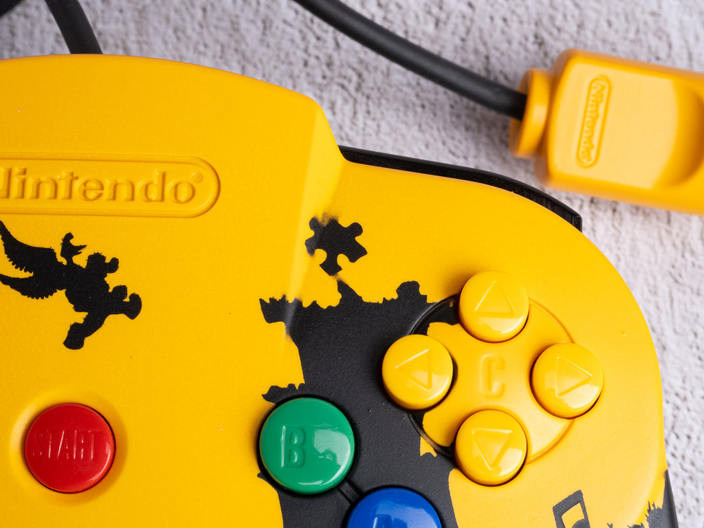 Banjo-Kazooie - Custom Painted Nintendo 64 Controller (OEM)
