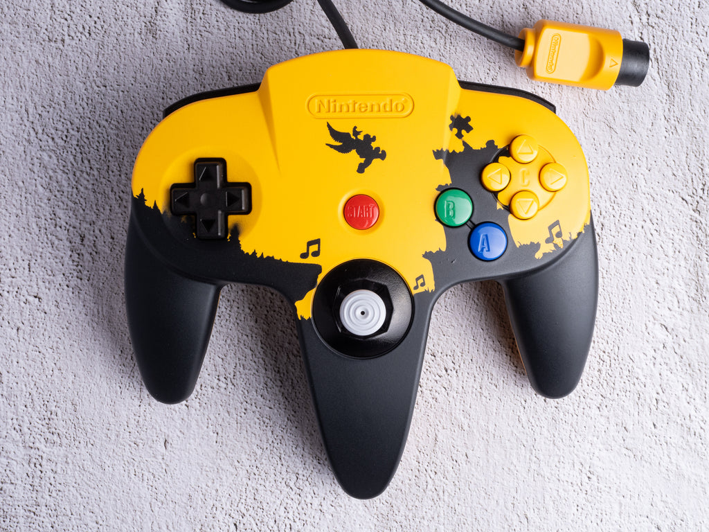 Banjo-Kazooie - Custom Painted Nintendo 64 Controller (OEM)