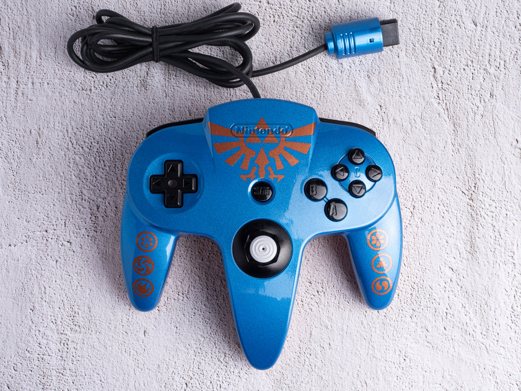 B-STOCK - Ocarina of Time - Custom Painted Nintendo 64 Controller (OEM)