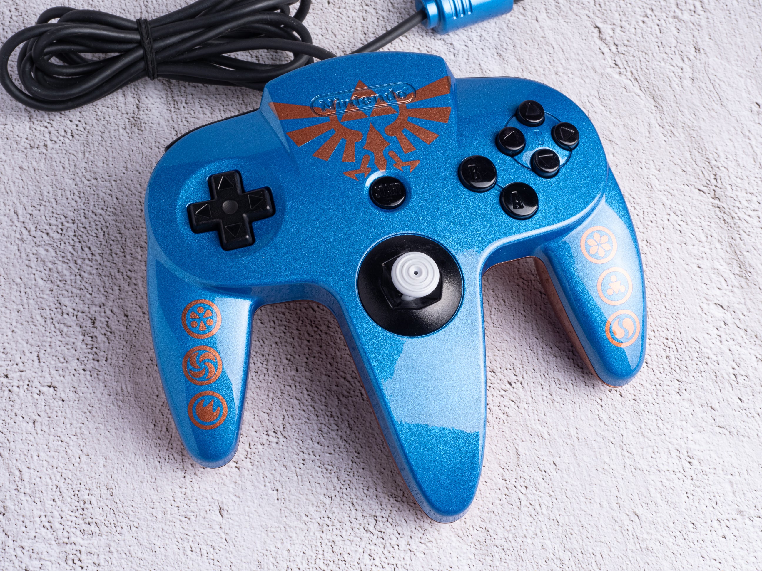 Ocarina of Time - Custom Painted Nintendo 64 Controller (OEM)