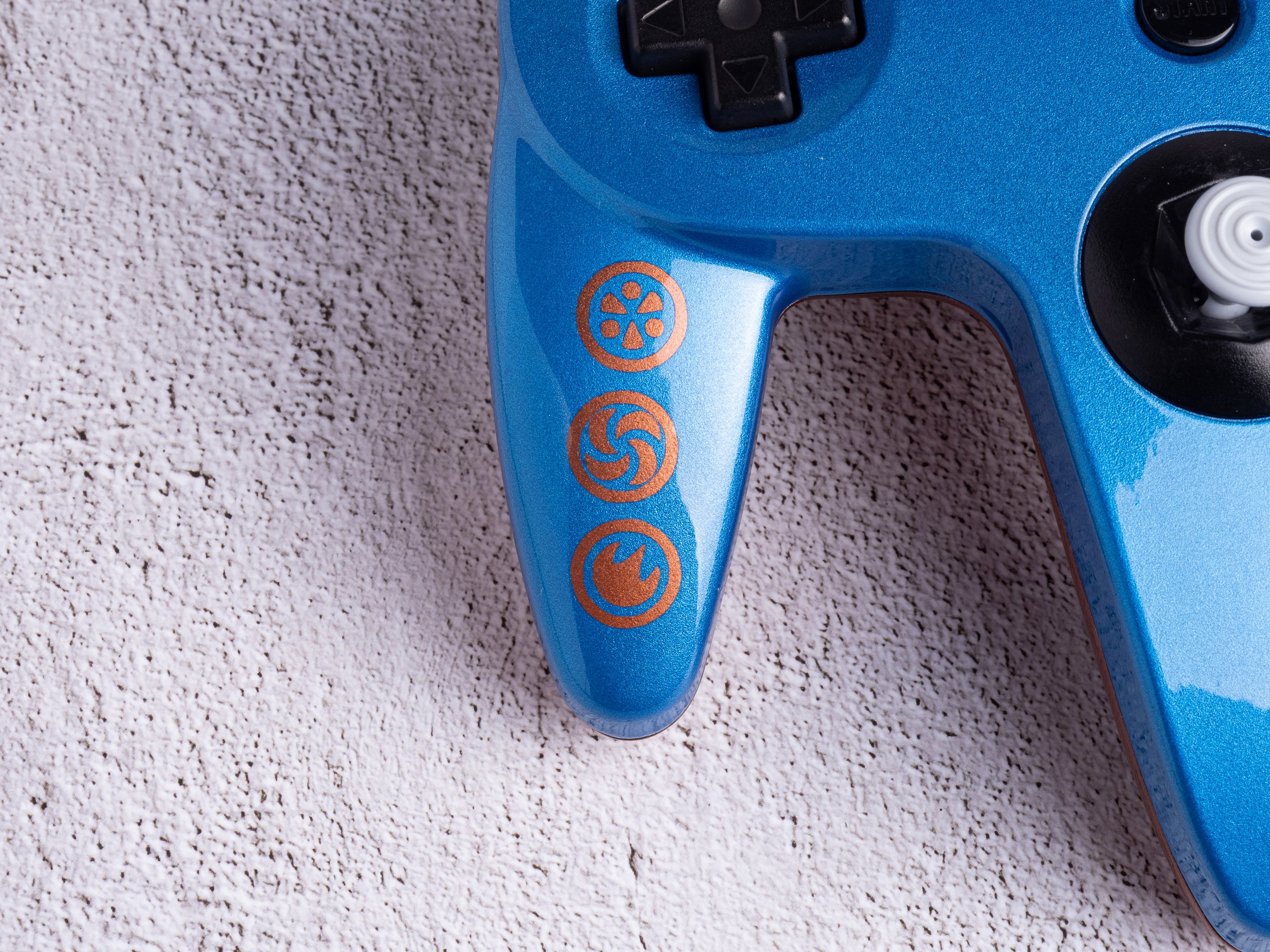 Ocarina of Time - Custom Painted Nintendo 64 Controller (OEM)