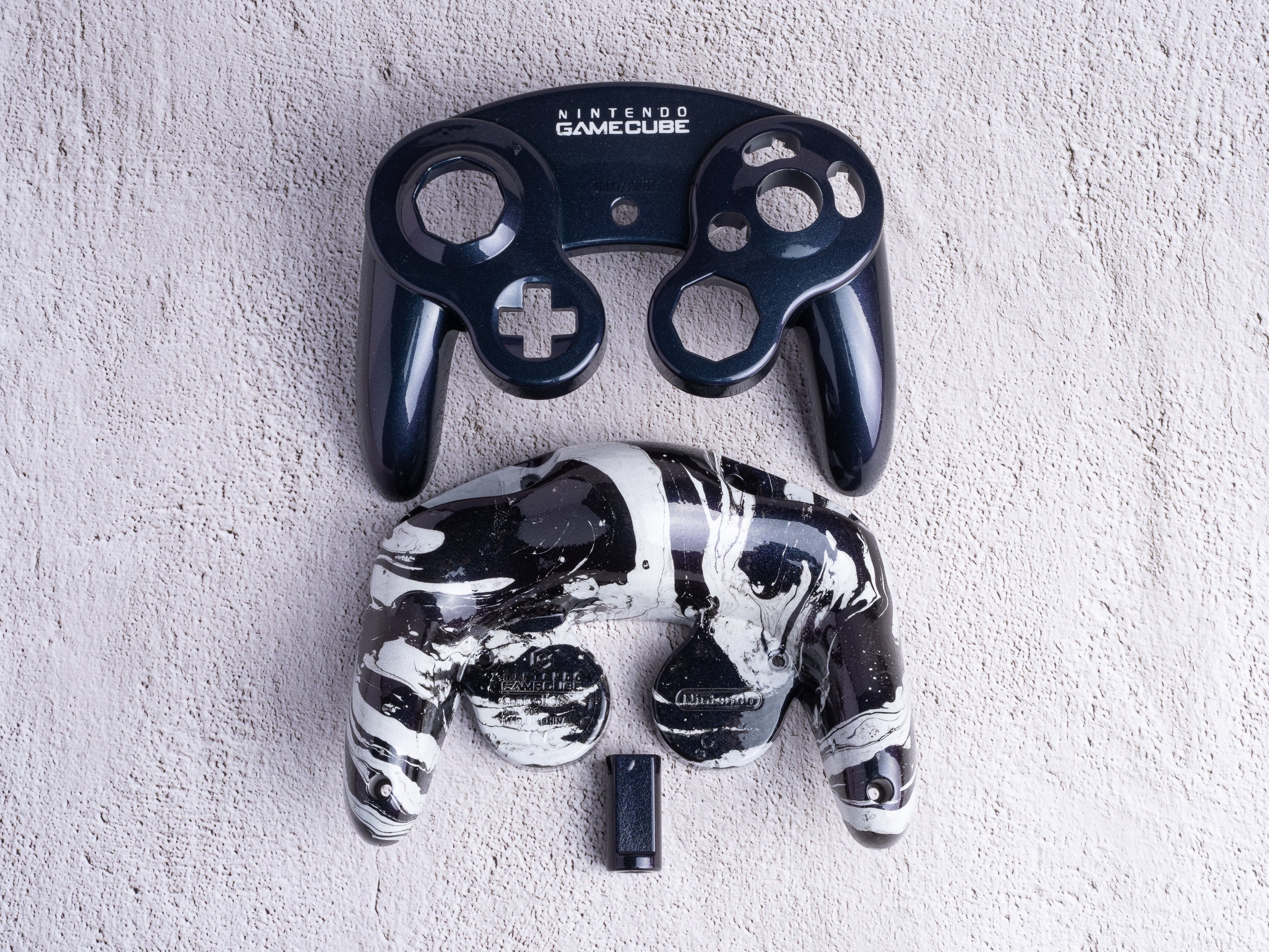 Marble - Custom Painted GameCube Controller Shells