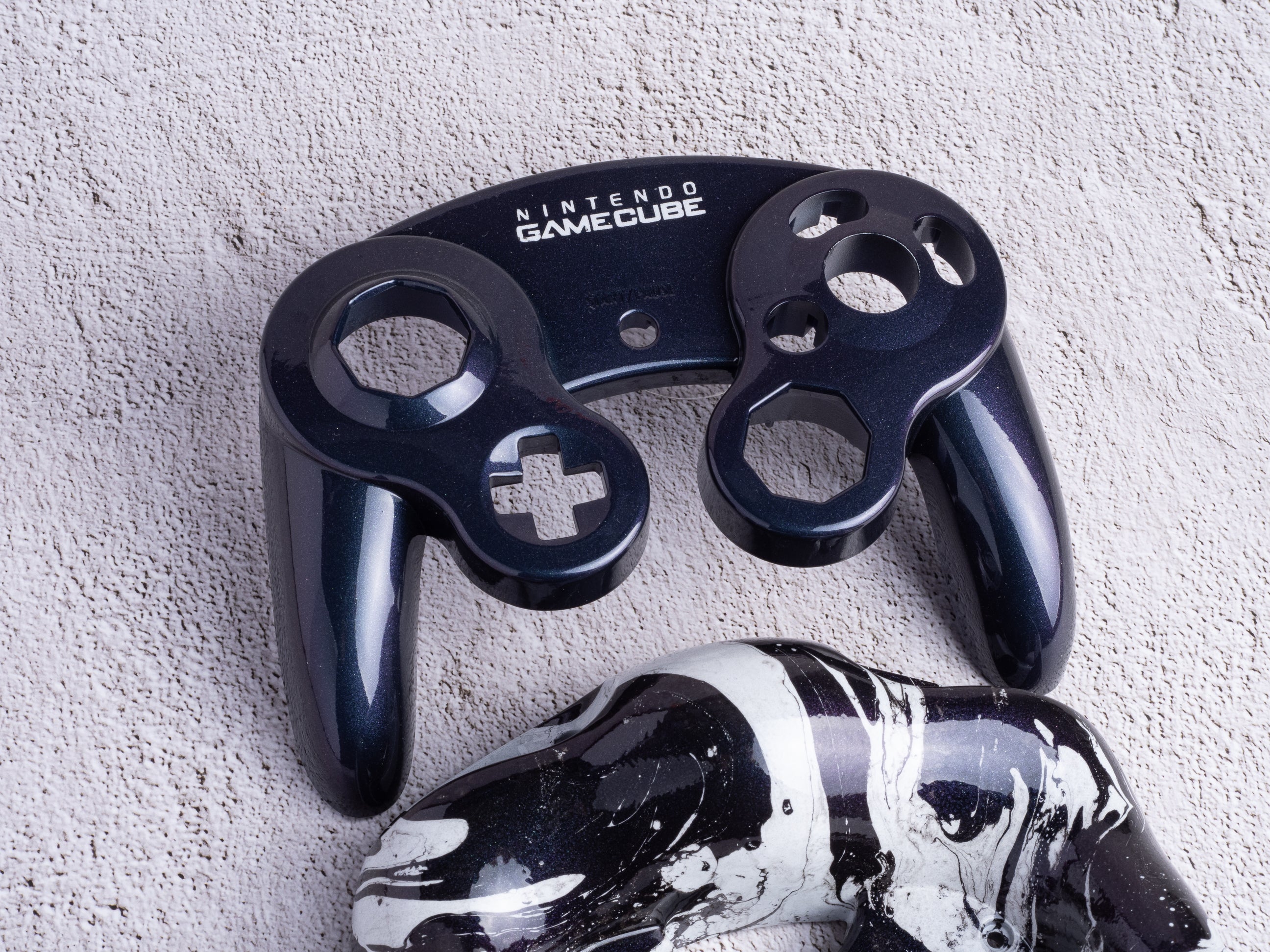 Marble - Custom Painted GameCube Controller Shells