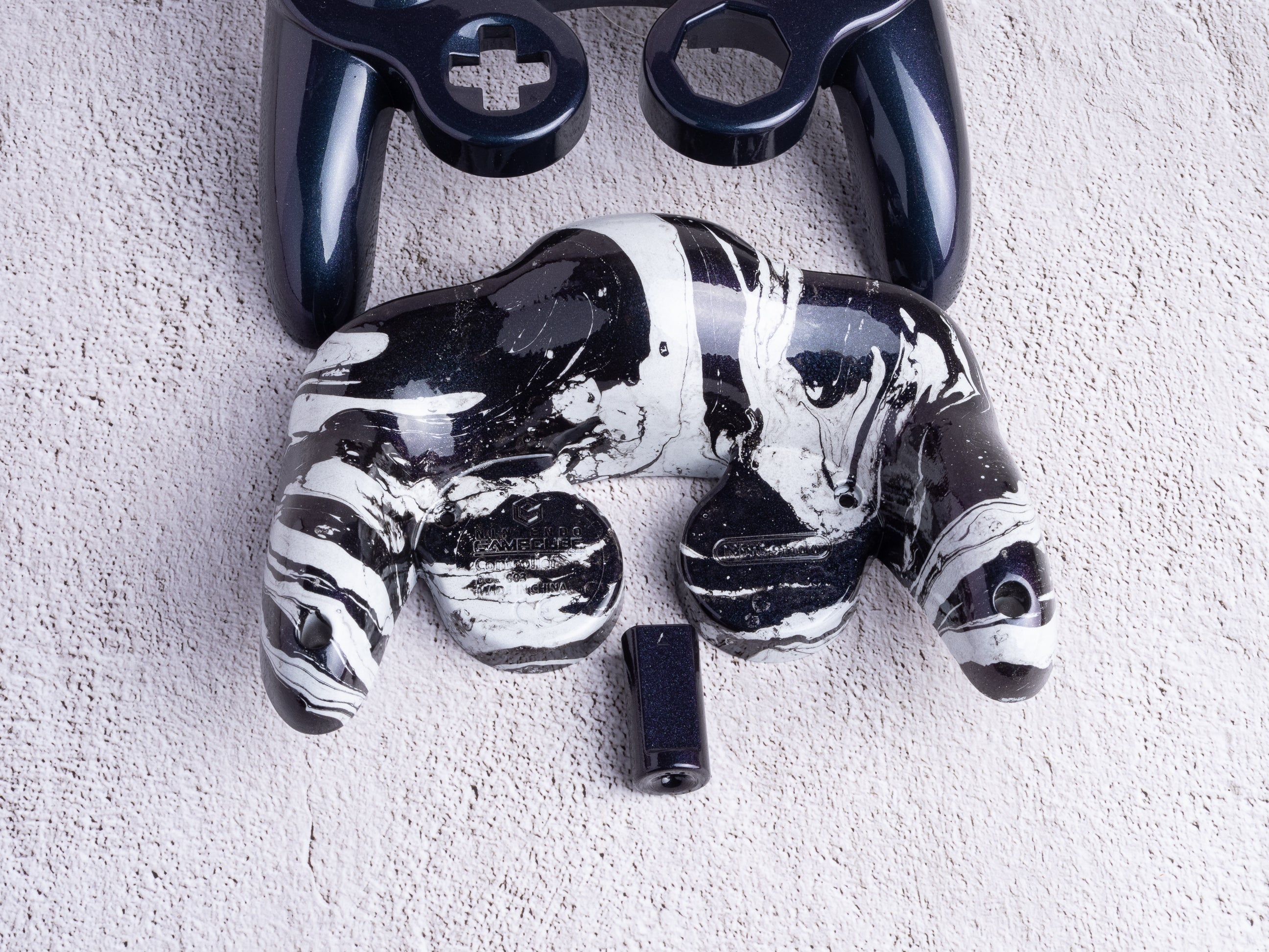 Marble - Custom Painted GameCube Controller Shells
