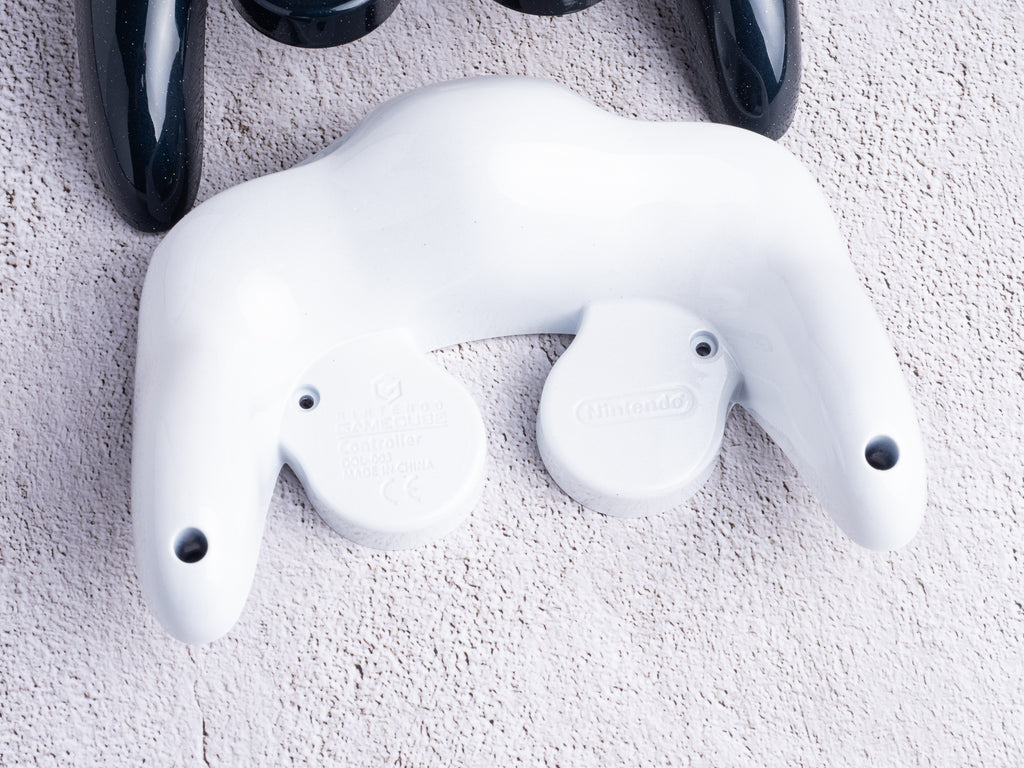 Midnight Blue and White - Custom Painted GameCube Controller Shells