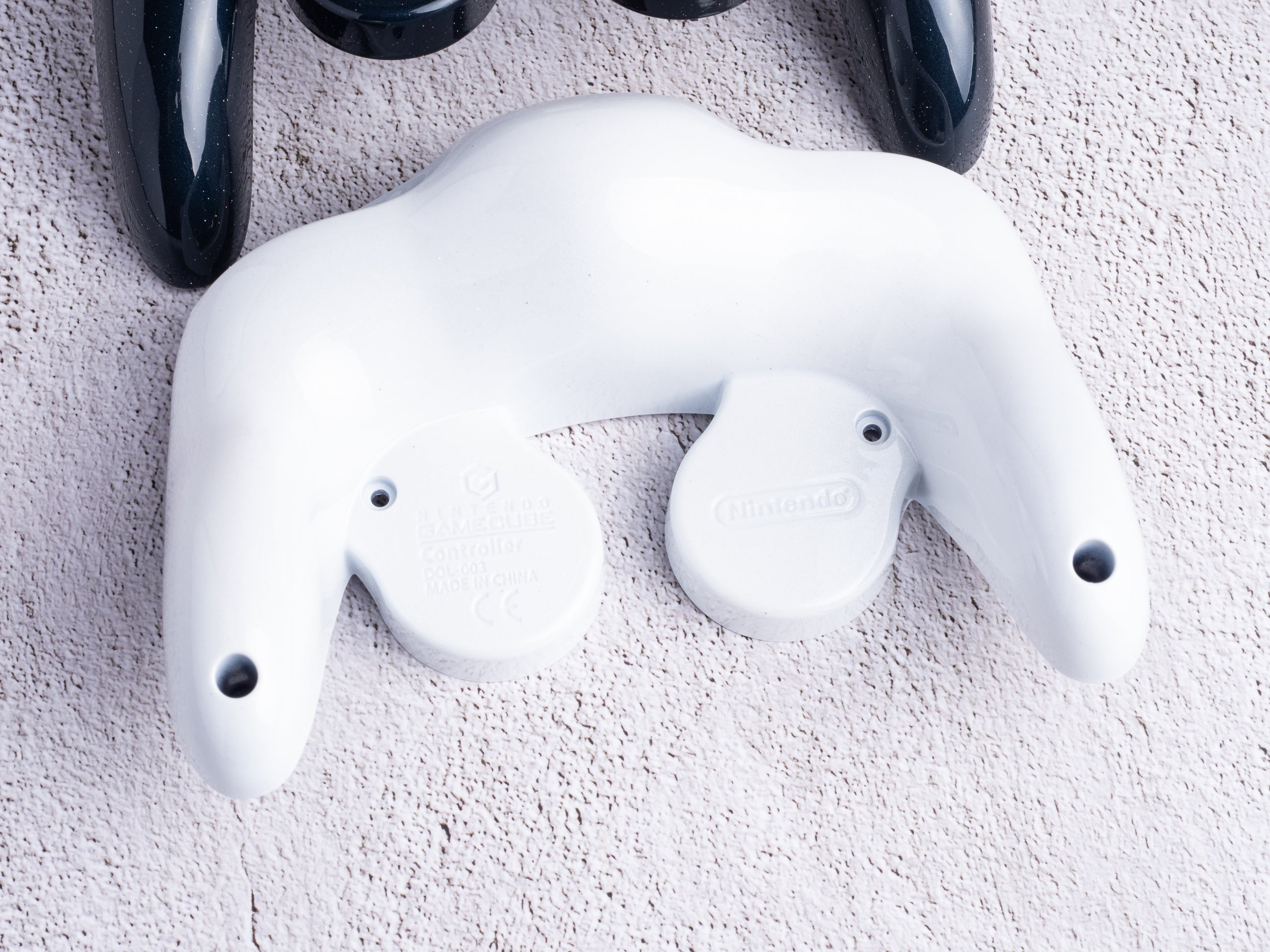 Midnight Blue and White - Custom Painted GameCube Controller Shells