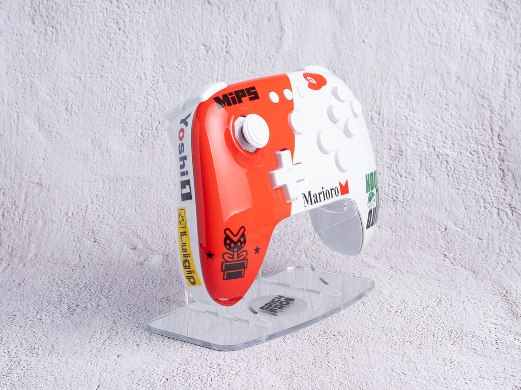 8BitDo 64 Bluetooth Controller - Custom Painted - Super Mario 64 / Mario Kart 64 Sponsors
