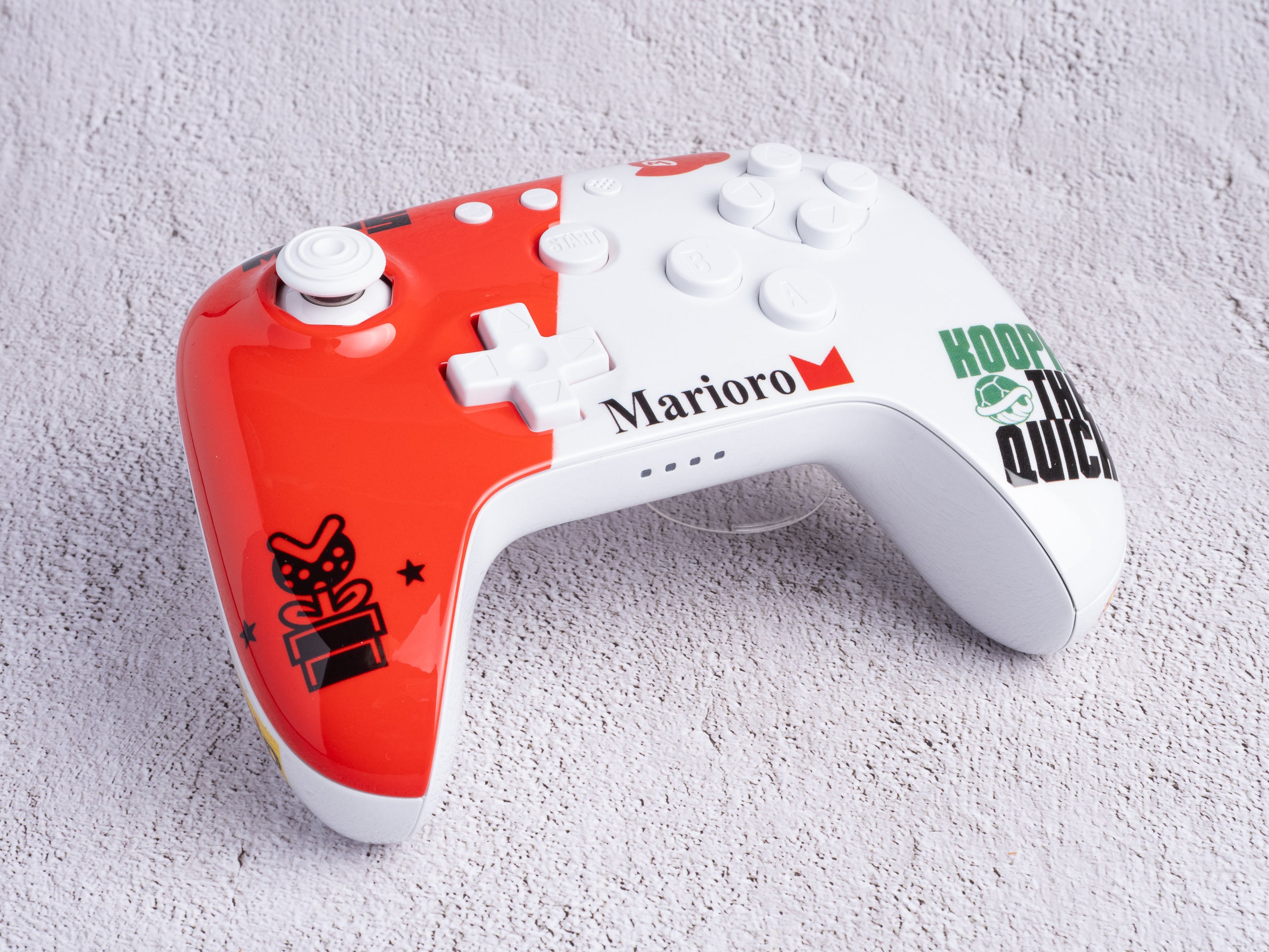 8BitDo 64 Bluetooth Controller - Custom Painted - Super Mario 64 / Mario Kart 64 Sponsors