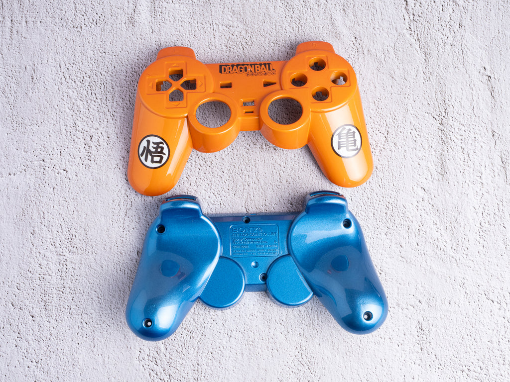 PlayStation 2 Custom Painted Controller Shells - Dragon Ball